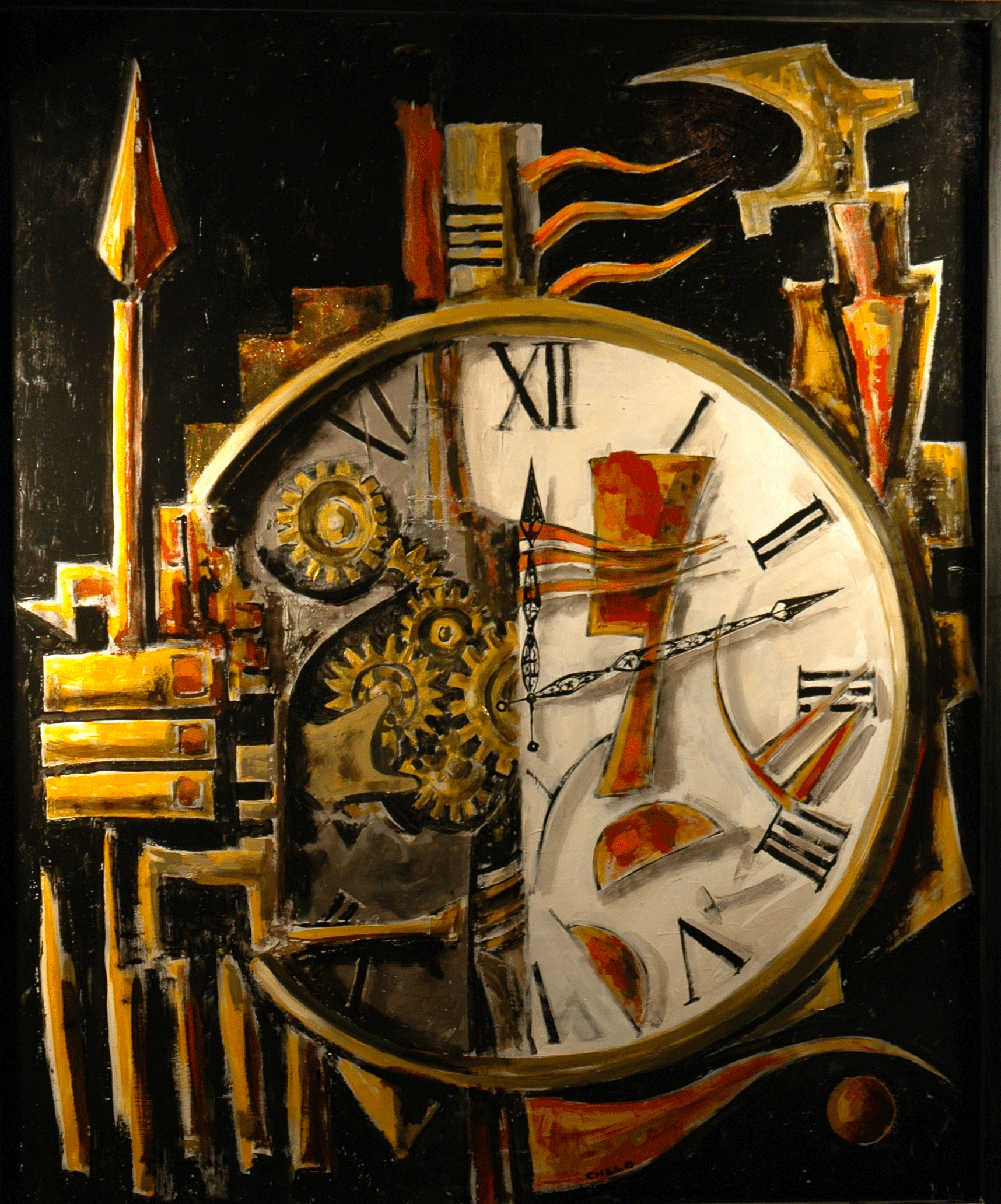 Acrilico 120 x 100 cm.