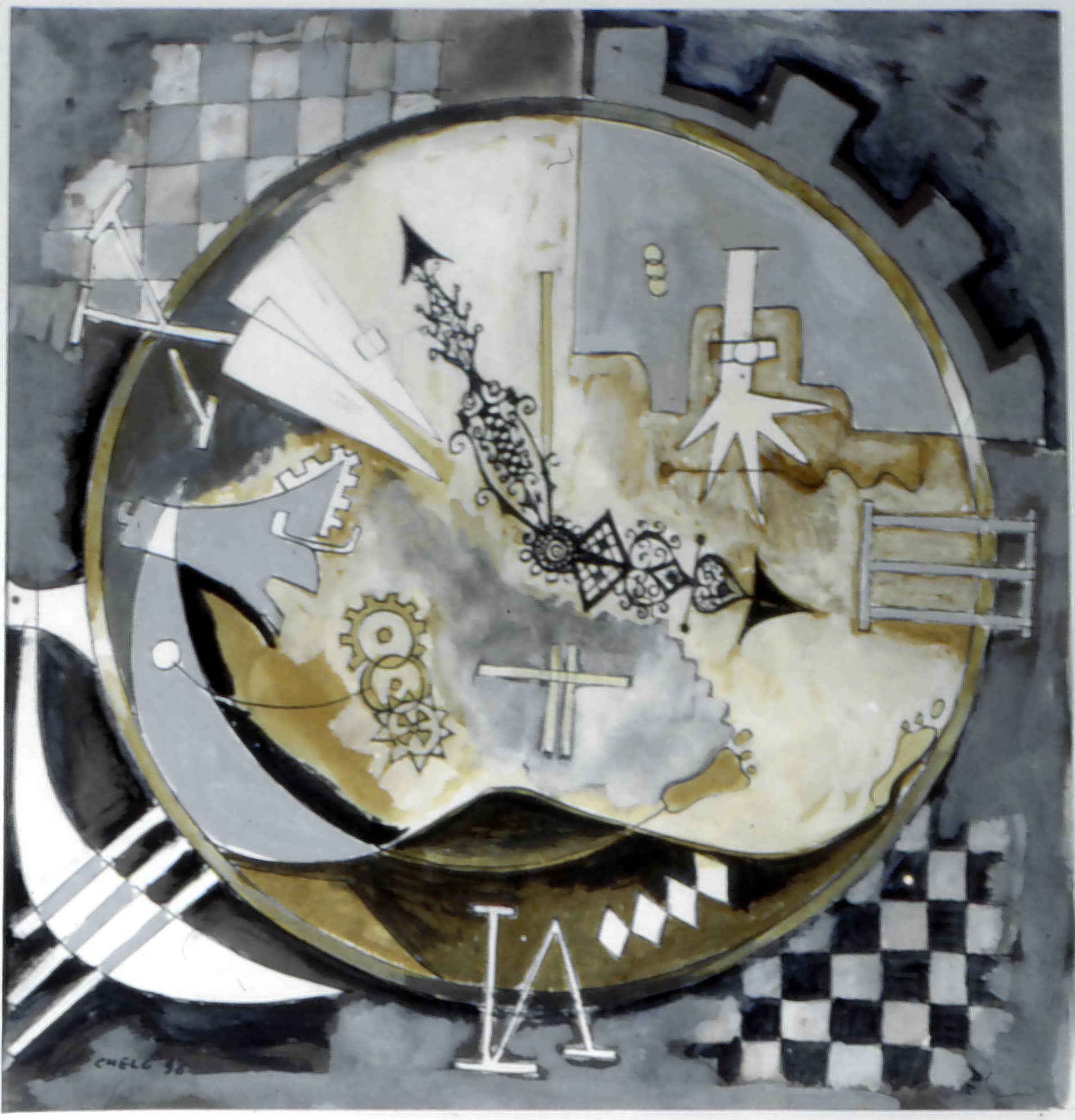 Acrilico su tela
100 x 100 cm