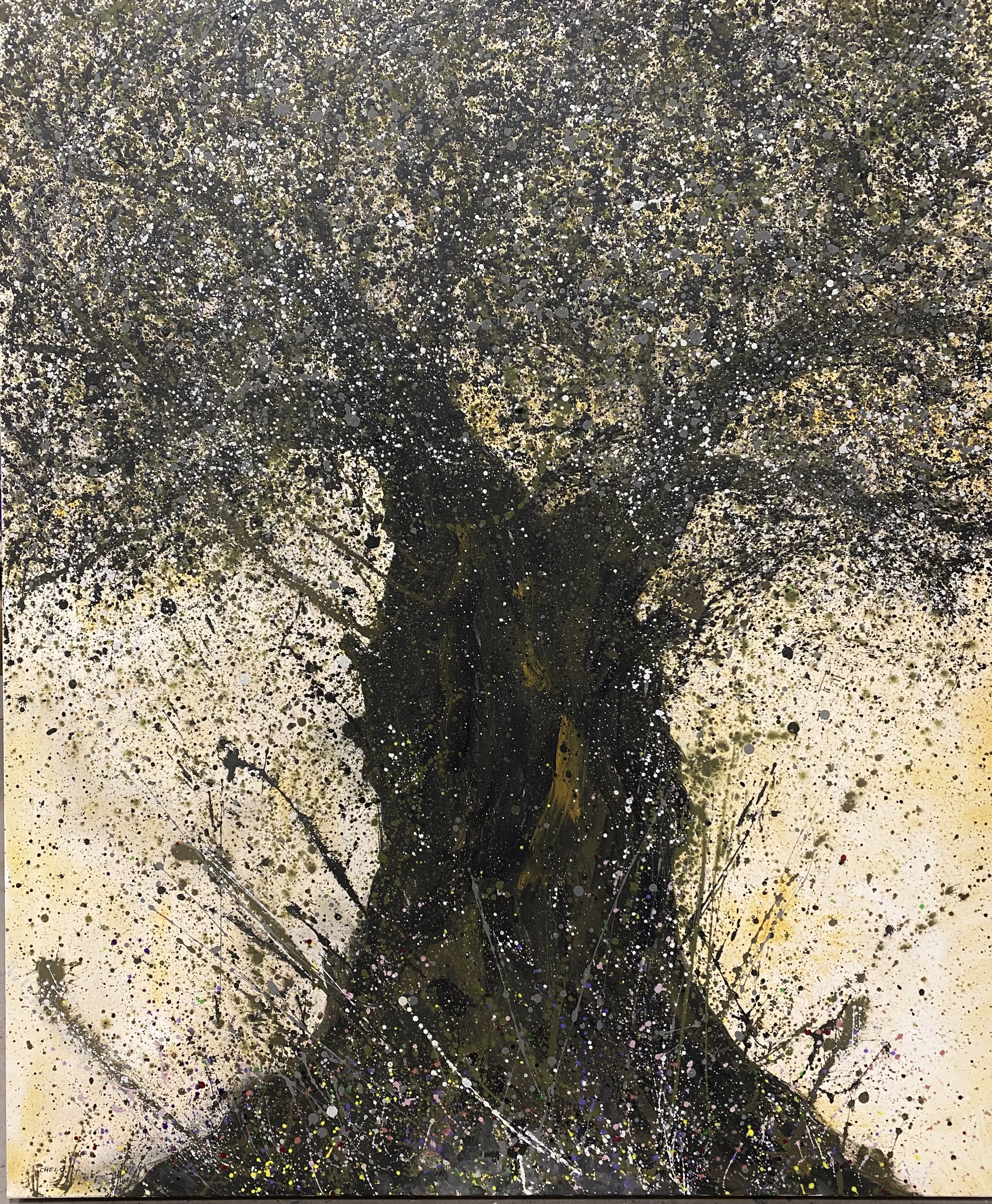 acrilico su tela 120 x 100 cm